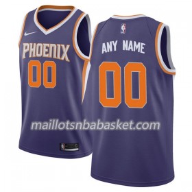 Maillot Homme Phoenix Suns Personnalisable Nike 2017-18 Pourpre Swingman